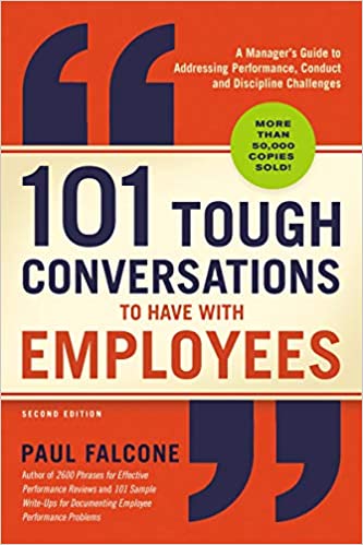 101 tough conversations to have with employees book cover