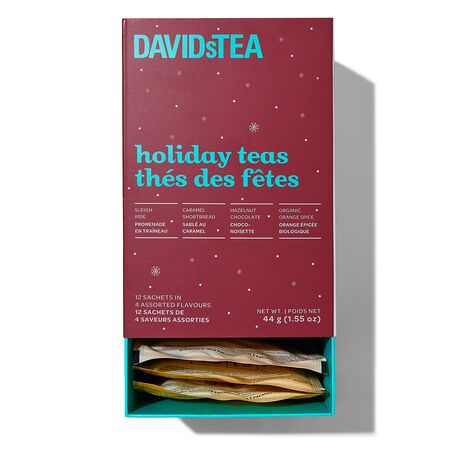 holiday teas variety pack of 12 sachets