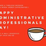 happy admin professionals day coffee ecard