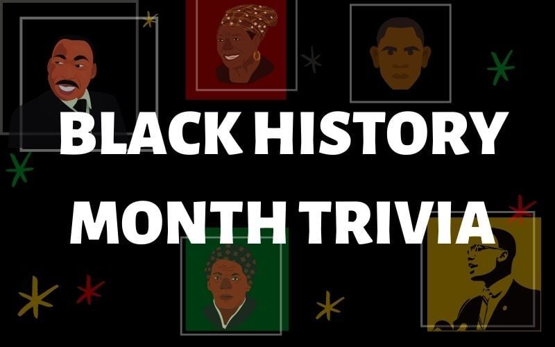 Black History Month Trivia Banner