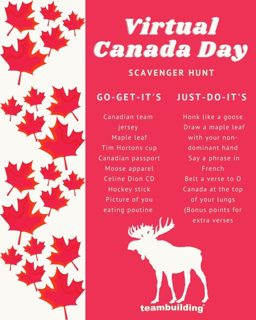 Canada Day Scav Hunt