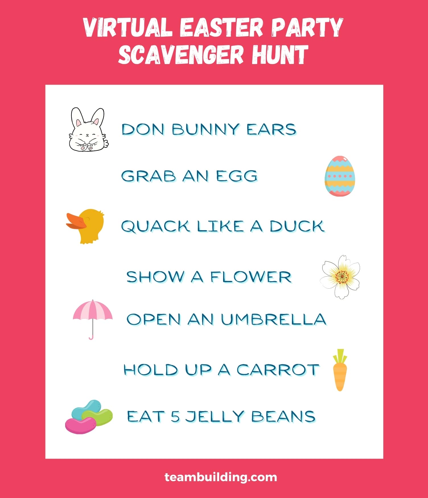 Virtual Easter scavenger hunt
