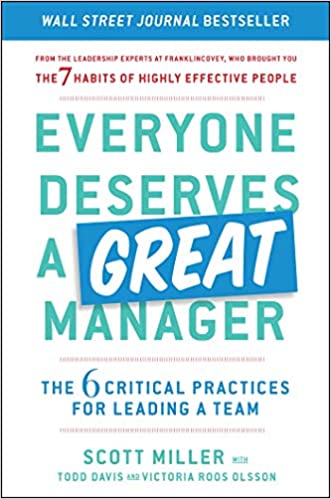Everyone deserves a great manager book cover