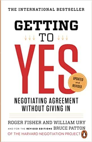 Getting to yes book cover