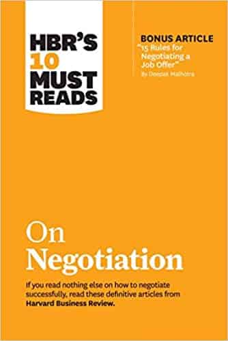 hbr 10 must reads on negotiation cover