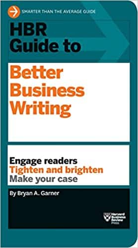 HBR better business writing book cover