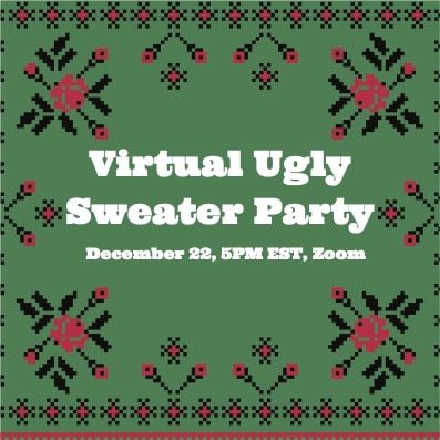 virtual ugly sweater party invitation sample