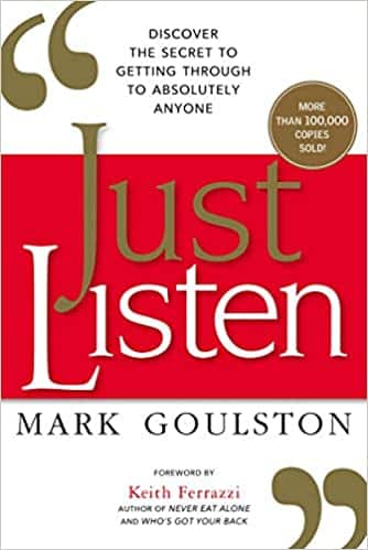 Just listen book cover