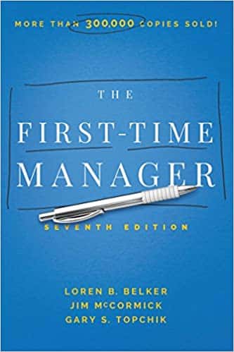 The first time manager book cover