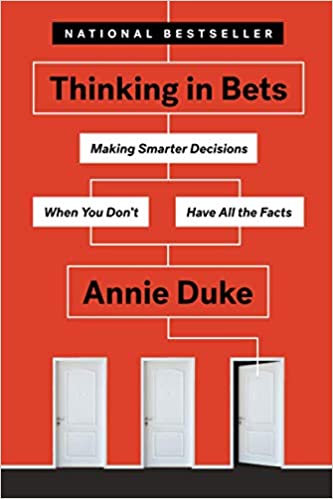 Thinking in bets book cover