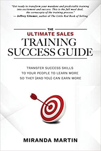 Ultimate sales training guide book cover