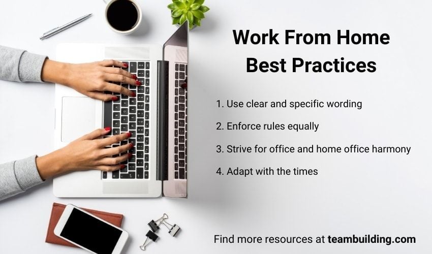 work from home best practices
